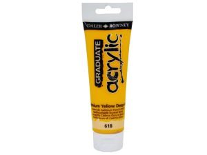 FARBA AKRYLOWA GRADUATE 120 ML 618 CAD YELLOW DEEP