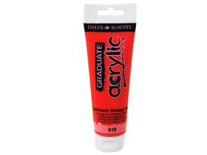 FARBA AKRYLOWA GRADUATE 120 ML 619 CADMIUM ORANGE