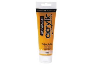 FARBA AKRYLOWA GRADUATE 120 ML 690 YELLOW OCHRE