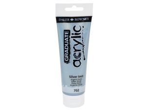 FARBA AKRYLOWA GRADUATE 120 ML 702 SILVER IMIT