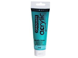 FARBA AKRYLOWA GRADUATE 120 ML 719 METALLIC GREEN