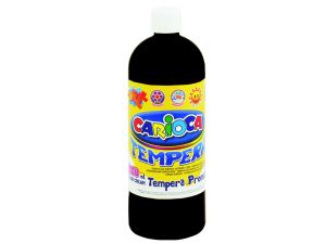 FARBA CARIOCA TEMPERA CZARNA 1000 ML 03/24