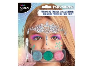FARBKI DO TWARZY ZESTAW KSIĘŻNICZKA Z DIAMENTAMI