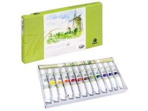 FARBY AKWARELOWE E 1336B 12 KOLORÓW MARIES 12 ML