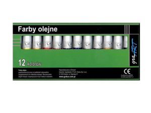 FARBY OLEJNE W TUBACH ZESTAW 12SZT12ML GRAART