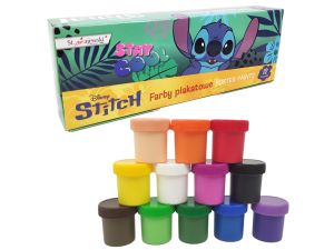 FARBY PLAKATOWE 12 KOL 20ML STITCH MAJEWSKI
