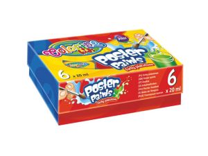 FARBY PLAKATOWE KIDS COLORINO 6 KOLORÓW 20ML