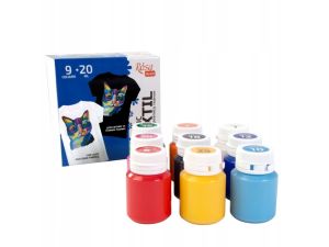 FARBY TO TKANIN ROSA TALENT 9 KOL X 20ML