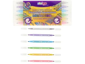 FLAMASTER DWUSTRONNY METAL Z KOŃ BRUSH 6 KOL STRIG