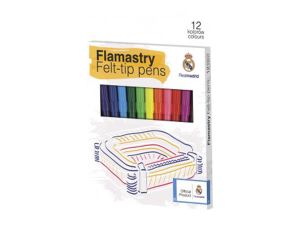 FLAMASTRY 12 KOLORÓW REAL MADRYT 