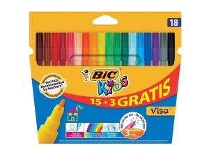 FLAMASTRY KIDS VISA 15+3 BIC