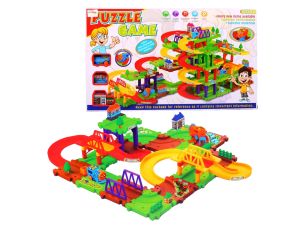 GARAŻ PIĘTROWY ZWARIOWANA KOLEJKA PUZZLE 3930