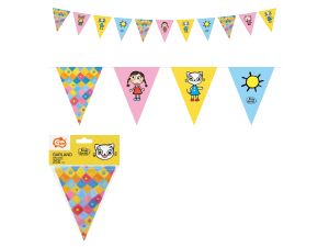 GIRLANDA FLAGI PAP KICIA KOCIA 2,5M GODAN