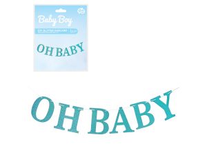 GIRLANDA PAPIER.BROKAT.B&G OH BABY JNIEB.300CM DIY