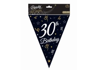 GIRLANDA PAPIEROWA B&C Z FLAGAMI 30 28X270CM GODAN