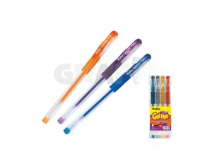 GLITTER GEL PEN 4 KOLORY ŻELOPIS
