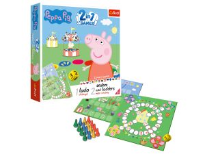 GRA 2W1 CHIŃCZYK WĘŻE I DRABINY PEPPA 0267 TREFL