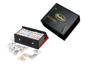 GRA DOMINO PLASTIK 136 SZT KOL ETUI 
