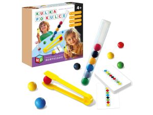 GRA I ZABAWKA EDUKACYJNA KULKA PO KULCE MONTESSORI