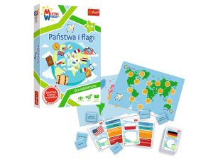 GRA PAŃSTWA I FLAGI MISTRZ WIEDZY 01953 TREFL
