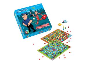 GRA PLANSZOWA 2W1 POLICJA POGOTOWIE MULTIGRA