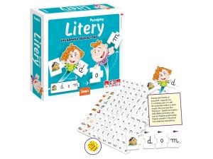 GRA POZNAJEMY LITERY UKŁADANKA EDUKACYJNA JAWA