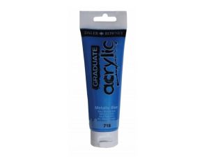 GRADUATE ACRYLIC 120 ML 718 METALLIC BLUE