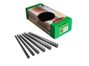 GRZBIET PLASTIKOWY 6MM CZARNY A'100 OPUS 