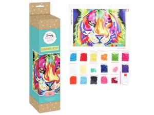 HAFT DIAMENTOWY ZESTAW DO DIAMOND PAINT TIGER