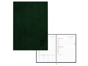 KALENDARZ BASIC A5 DTP CIEMNOZIELONY