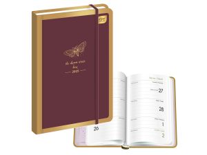KALENDARZ KSIĄŻKOWY A6 192 MET SATIN INTERDRUK