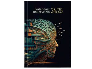 KALENDARZ NAUCZYCIELA A5 PCV BEZBARWNY MODERN