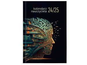 KALENDARZ NAUCZYCIELA B5 PCV BEZBARWNY MODERN