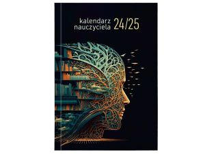 KALENDARZ NAUCZYCIELA B6 PCV BEZBARWNY MODERN
