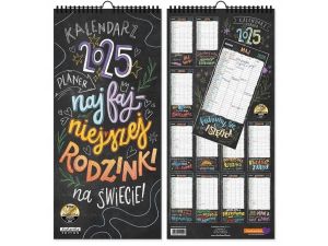 KALENDARZ PLANER NAJFAJNIEJSZEJ RODZINKI PASSION CARDS