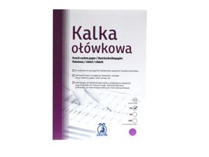 KALKA OŁÓWKOWA A4 25 ARKUSZY DELFIN