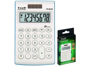 KALKULATOR TR-252-W 8 POZYCJI 2 ZASILANIA