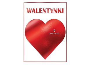 KARNET B6 WALENTYNKI SERCE I PINEZKA HENRY