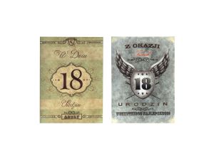 KARNET VINTAGE 18 ART NUVO