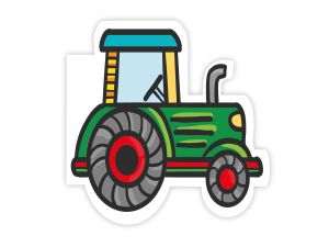KARNET WYCINANY TRAKTOR HENRY