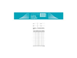KARTA KSIĄŻKI A'50 981-E