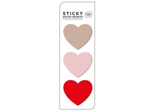 KARTECZKI SAMOPRZYLEPNE KSZTAŁTY HEARTS INTERDRUK