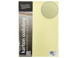KARTON OZDOBNY ATLANTA KREMOWY 20SZT 230G