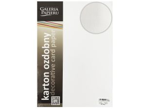 KARTON OZDOBNY CZERPANY BIAŁY  20SZT 230G