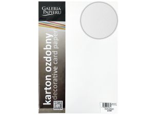 KARTON OZDOBNY FLORYDA BIAŁY  20SZT 220G