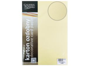 KARTON OZDOBNY FLORYDA KREMOWY 20SZT 220G