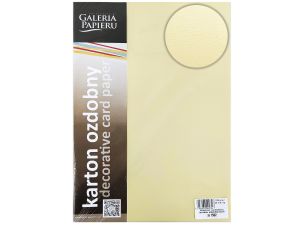 KARTON OZDOBNY KORA KREMOWY 20SZT 230G GALERIA PAPIERU