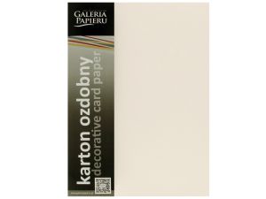KARTON OZDOBNY KRATKA KREMOWY 20SZT 220G GALERIA