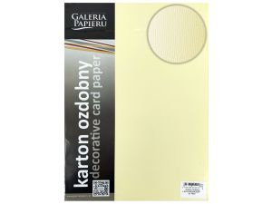 KARTON OZDOBNY LEN KREMOWY 230G/M2 A'20