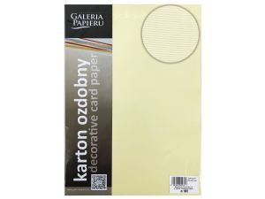 KARTON OZDOBNY LINIE KREMOWY 230G/M2 A'20